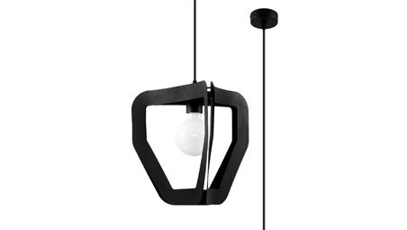 Lampa wisząca TRES czarna-56689