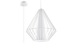 Lampa wisząca DEMI biała-56746