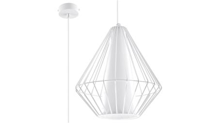 Lampa wisząca DEMI biała-56746