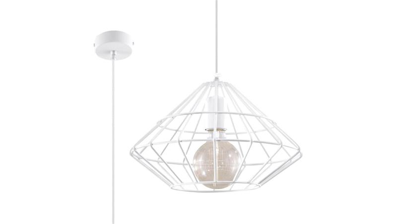 Lampa wisząca UMBERTO biała-56687