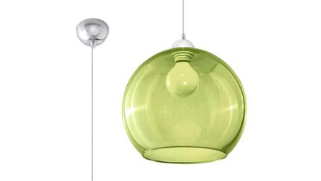 Lampa wisząca BALL zielona-56691
