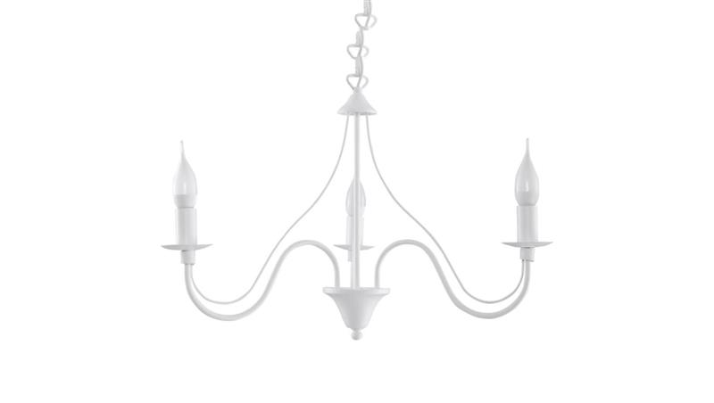 Żyrandol MINERWA 3 biały-60383