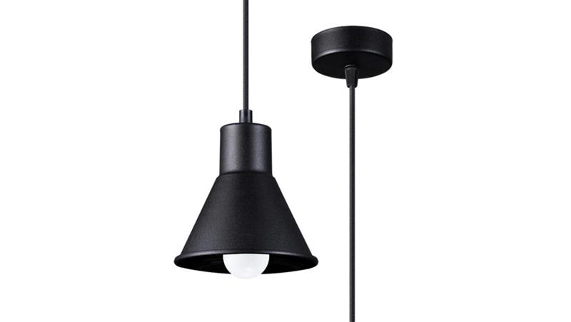Lampa wisząca TALEJA 1 czarna E27-56731