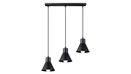 Lampa wisząca TALEJA 3 czarna E27-56685