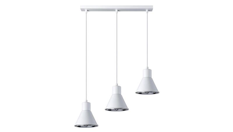 Lampa wisząca TAZILA 3 biała ES111-56711