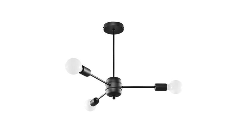 Żyrandol LANGO 3 czarny-60842