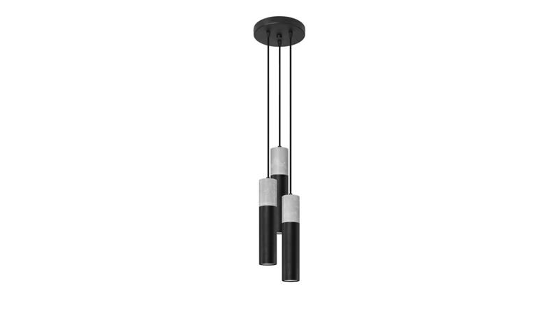 Lampa wisząca BORGIO 3P czarny-56750