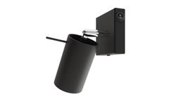 Kinkiet RING czarny z włącznikiem-59876