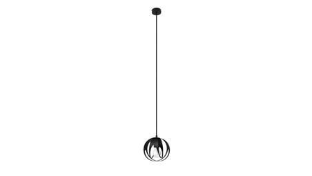 Lampa wisząca TULOS 1 czarna-56757