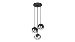 Lampa wisząca TULOS 3P czarna-56753