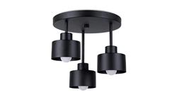 Plafon SAVAR 3 czarny-58124