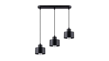 Lampa wisząca SAVAR 3 czarna-56763
