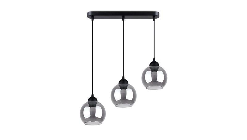 Lampa wisząca ALINO 3 czarna-56768