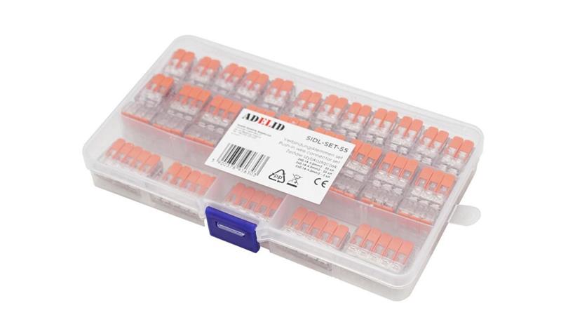 ZESTW SZYBKOZŁĄCZEK na drut i linkę SIDL-SET-55-80625