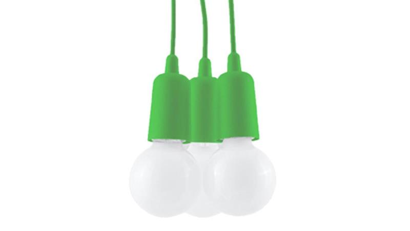 Lampa wisząca DIEGO 3 zielony-56770