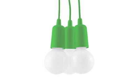 Lampa wisząca DIEGO 3 zielony-56770