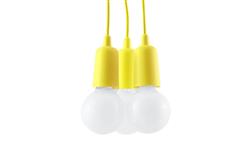 Lampa wisząca DIEGO 3 żółta-56776