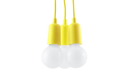 Lampa wisząca DIEGO 3 żółta-56776