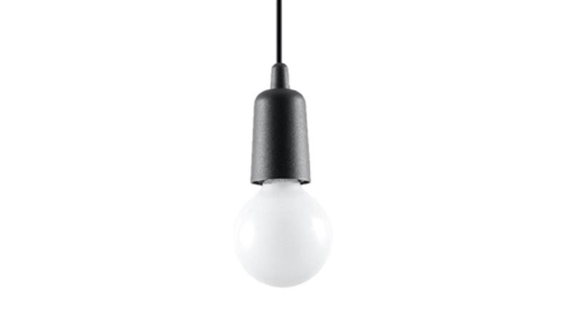 Lampa wisząca DIEGO 1 czarna-56778
