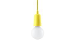 Lampa wisząca DIEGO 1 żółta-56771