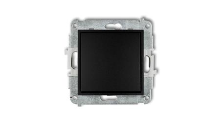 ICON Mechanizm łącznika schodowego (jeden klawisz bez piktogramu) czarny mat 12IWP-3.1-39988