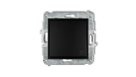 ICON Mechanizm łącznika zwierny światło czarny mat 12IWP-5-31255