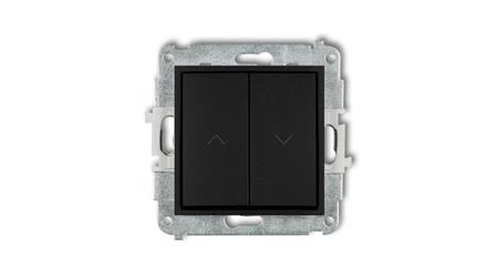ICON Mechanizm łącznika żaluzjowego z podtrzymaniem czarny mat 12IWP-88-35845