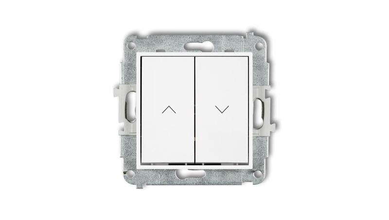 ICON Mechanizm łącznika zwiernego żaluzjowego biały mat 25IWP-8-35837