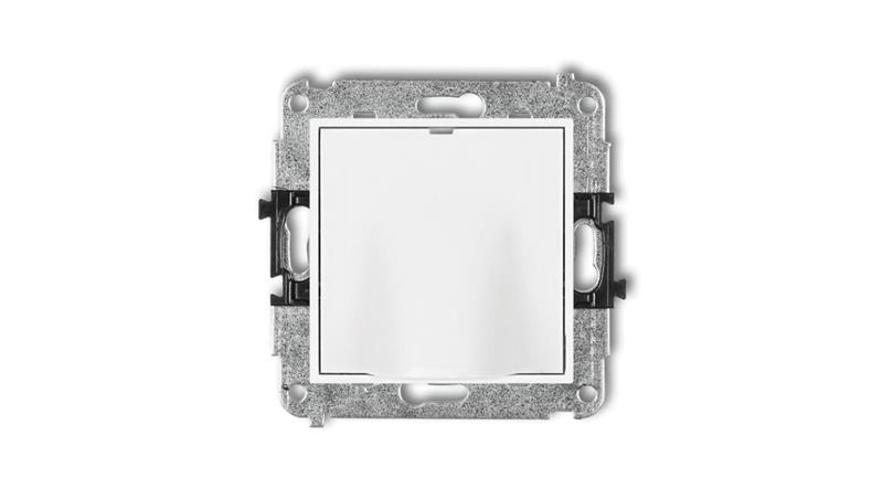 ICON Mechanizm wypustu kablowego biały mat 25IWPK-44971