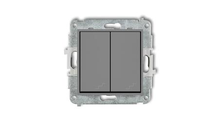 ICON Mechanizm łącznika podwójnego schodowego szary mat 27IWP-33-40577