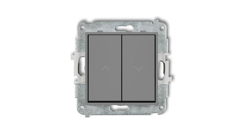 ICON Mechanizm łącznika żaluzjowego z podtrzymaniem szary mat 27IWP-88-36021 ICON Mechanizm łącznika żaluzjowego z podtrzymaniem szary mat 27IWP-88-36021