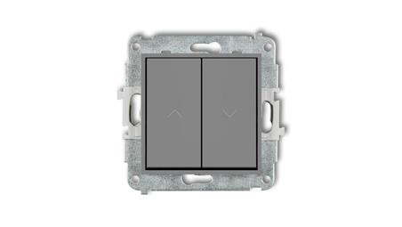 ICON Mechanizm łącznika żaluzjowego z podtrzymaniem szary mat 27IWP-88-36021