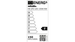 Oprawa przemysłowa HB UFO LED 150W-NW 15000lm barwa neutralna 4000K 110 IP65 czarny 31406-50371