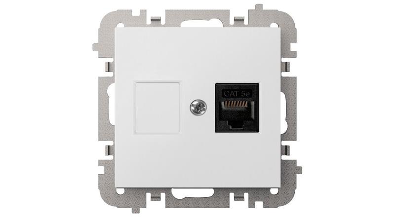 SANTRA gniazdo 1xkomputerowe RJ45 bez ramki podtynkowe biały 4148-10-34016 SANTRA gniazdo 1xkomputerowe RJ45 bez ramki podtynkowe biały 4148-10-34016