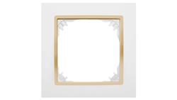SANTRA ramka pojedyncza biały/złoty 4171-27-36400