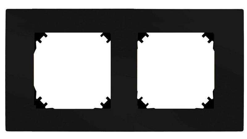 SANTRA ramka podwójna czarny 4172-09-36600