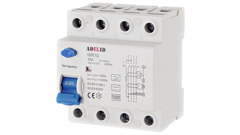 RÓŻNICÓWKA B WALLBOX EV 40A RÓŻNICOWOPRĄDOWY 300mA WR10 40/4/300/B-20950 RÓŻNICÓWKA B WALLBOX EV 40A RÓŻNICOWOPRĄDOWY 300mA WR10 40/4/300/B-20950