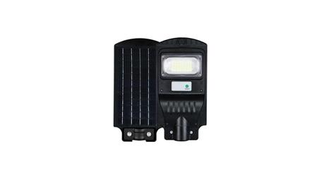 LAMPA ULICZNA SOLARNA 30W 4000K Czarna czujnik mikrofalowy-54724