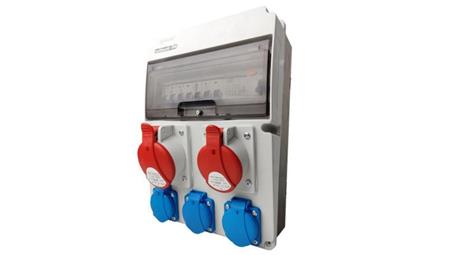 Rozdzielnica budowlana JUN-S/FI 1x 32A 1x 16A 3x230V IP54 DOKTORVOLT 0294-65915