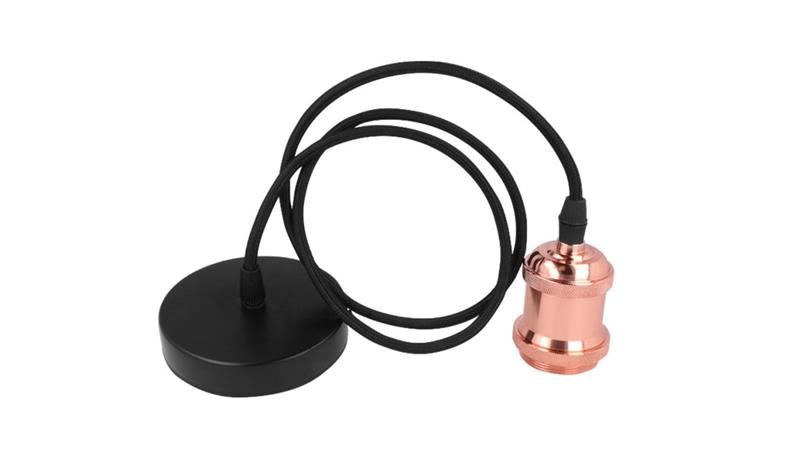 *LED line Oprawa zwieszana 1xE27 aluminium różowe złoto-56783 *LED line Oprawa zwieszana 1xE27 aluminium różowe złoto-56783