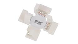 LED line łącznik do taśm LED CLICK CONNECTOR kątowy 12 mm 5 PIN Typ + RGBW-59164