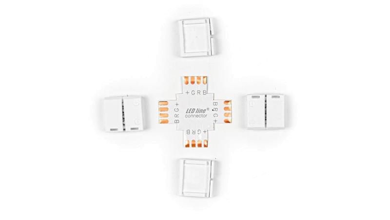 LED line łącznik do taśm LED CLICK CONNECTOR kątowy 10 mm 4 PIN Typ + RGB-59160 LED line łącznik do taśm LED CLICK CONNECTOR kątowy 10 mm 4 PIN Typ + RGB-59160