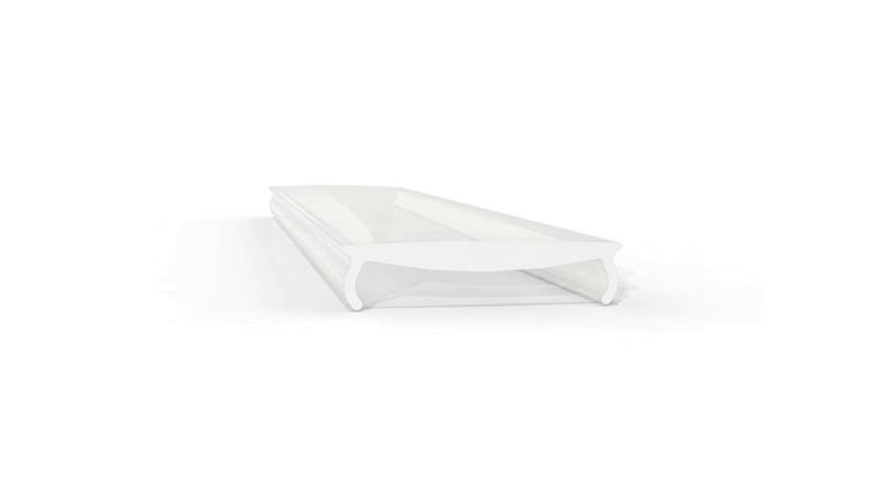 Szybka mleczna do profilu aluminiowego nawierzchniowego, narożnego, wpuszczanego 2 metry 1szt-55821