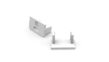Zaślepka do profilu aluminiowego 10mm nawierzchniowego biała 20szt-55823