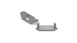 Zaślepka do profilu aluminiowego narożnego srebrna 20szt-55827