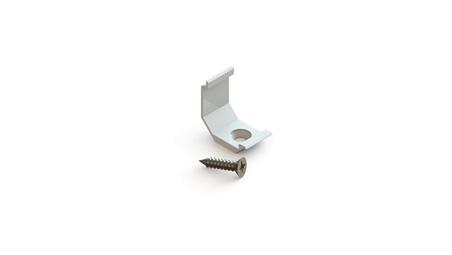 Uchwyt do profilu aluminiowego narożnego biały 10szt-55828