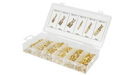 KONEKTORY ZESTAW KONEKTORÓW SAMOCHODOWYCH 600 SZT KNZ-BOX600-73828