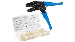 SZCZYPCE ZACISKARKA DO KONEKTORÓW ZESTAW 450 SZT. KNZ-ZBAK6-BOX450-73905