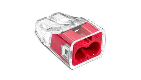 IDEALNA Szybkozłączka SCP2 B10 wtykowa do drutów i wielodrutów 2-torowa 4mm2 32A 450V 88001001 /10 szt./-80641