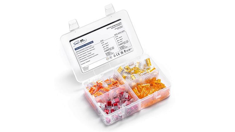 IDEALNA Zestaw szybkozłączek COMBO 2 wtykowych SCP przelotowej SCS 88000902 /120 szt./-80640